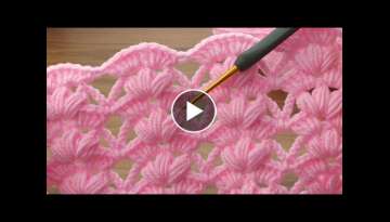 Amazing Very easy crochet filled pistachio baby blanket model online tutorial