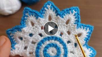 Super Easy Crochet Knitting Çok Güzel Tığ Örgü Modeli
