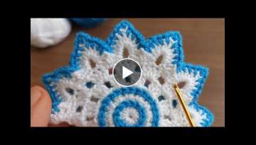 Super Easy Crochet Knitting Çok Güzel Tığ Örgü Modeli