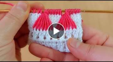 I wanted to share this beauty right away. crochet / mükemmel bir Tunus işi örgü