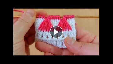 I wanted to share this beauty right away. crochet / mükemmel bir Tunus işi örgü