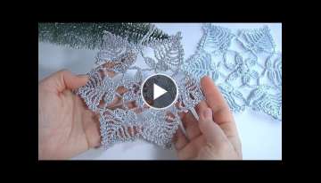 Super Crochet Inspiration Ideas/Decorative Crochet Doily Coaster Tutorial/Complex Stitches