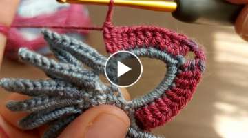 Super Easy Crochet Knitting Tığ İşi Şahane Örgü Modeline Bayılacaksınız