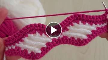 Super Easy Crochet Knitting Pattern - Çok Güzel Tığ İşi Örgü Modeli