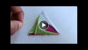 Gorgeous hand embroidery|latest hand embroidery design|superrrrrrr easy hand embroidery