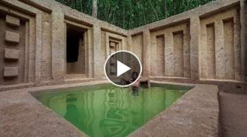 Live In Jungle Building Millionaire Underground Swimming Pool House