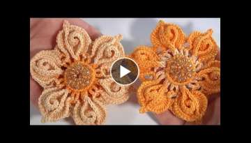 Guess What is This/ Decorated any PRODUCT/Delicate Curls in a CROCHET FLOWER