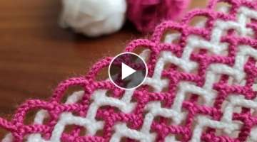 Super Easy Crochet Knitting - Tığ İşi Çok Kolay Çok Güzel Örgü Modeli 