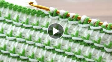 Amazing Very easy Tunisian crochet pattern online tutorial for beginner tasarım