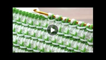 Amazing Very easy Tunisian crochet pattern online tutorial for beginner tasarım