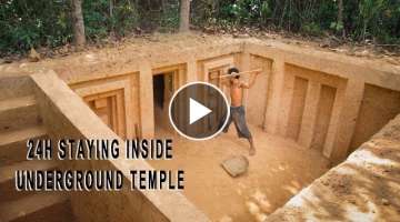 Build The Most Stunning Underground Temple as a Survival Shelter