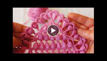 Bu şala bayılacaksınız-Super easy and wonderful women's crochet shawl makin-
