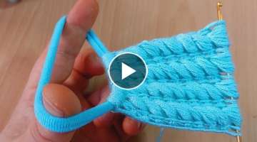 Great crochet knitting that you can do for all ages /kullanımı kolay tığ işi örgü saç ban...