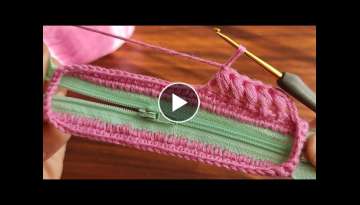 Wow Super Easy Crochet Knitting - Çok Güzel Kullanışlı Heryerde Kullanacağınız Cüzdan,Ç...
