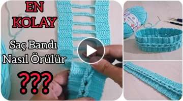 Crochet Hair Band / Tığ İşi Saç Bandı