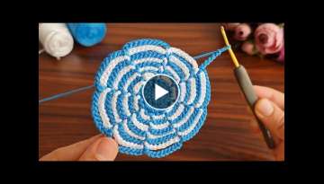 Super Easy Crochet Knitting How to make crochet a coaster supla Tığ İşi Çok Kolay Supla Mode...