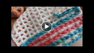 Super Easy Crochet Knitting - Çok Kolay Tığ İşi Örgü Modeli 