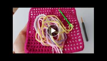 Amazing Easy Crochet Knitting Model - Bu Örgü Modeli Sizi Çok Şaşırtacak 