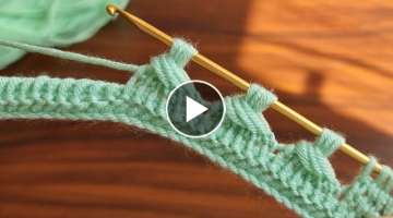 Super Easy Tunusian Knitting - How to make Tunisian Knitting Beginners online Tutorial