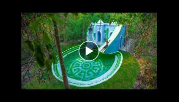 Building a Million Dollar Water Slide House and Swimming Pool
