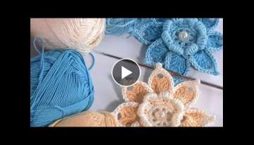 100% BEAUTY The CUTE FLOWERS crochet/Adorable Things To Do With Leftover Bits Of Yarn