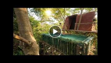 Build TreeHouse Mini Swimming Pool on Trees