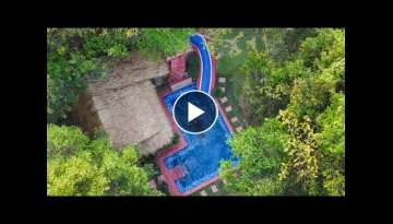 Full Video Build The Most Beautiful Swimming PoolVilla by ancient skills
