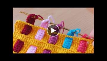 Wow Showy crochet that you will learn very easily hızlı öğreneceğin kolay tığ işi