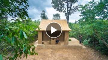 Building The Most Beautiful Bamboo Villa In The Jungle, JungleSurvival2022