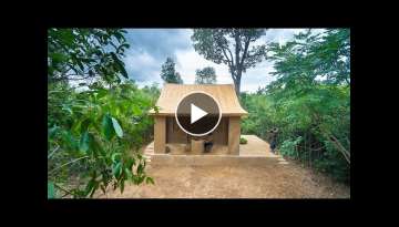 Building The Most Beautiful Bamboo Villa In The Jungle, JungleSurvival2022