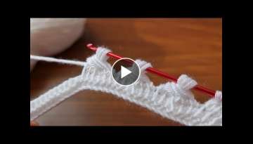 Super Easy Tunusian Knitting - Tunus İşi Çok Güzel Örgü Modelinin Yapımı
