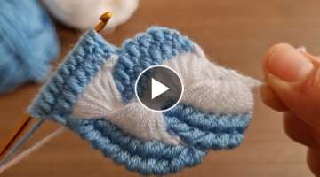 Süper Easy Tunusian Knitting - Tunus İşi Muhteşem Örgü Modeli