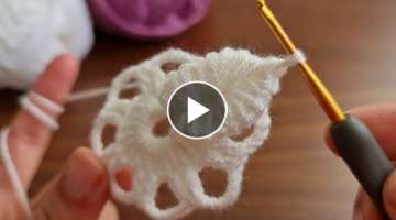 Super Easy Crochet Knitting - Tığ İşi Çok Kolay Çok Güzel Gösterişli Örgü Modeli