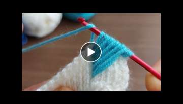 Super Easy Tunisian Knitting - Tunus İşi Çokkk Güzel Örgü Modeli 