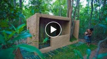 Build Luxury Bamboo Mud Villa in Deep Jungle By Ancient Skills