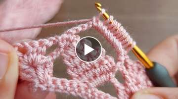 Super Easy Tunisian Crochet - Bu Örgü Modeline Bayılacaksınız
