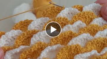 Amazing 3D Crochet Knitting - Şahane Tığ İşi Örgü Modeli