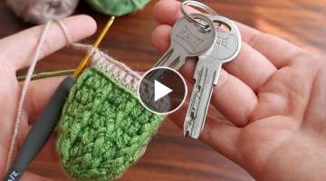 Super Idea Keys will no longer be lost! This idea is a must try - Easy Crochet Keychains