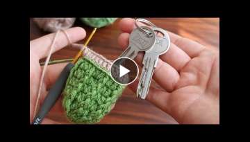 Super Idea Keys will no longer be lost! This idea is a must try - Easy Crochet Keychains