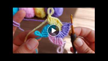 Super Easy Crochet Knitting - Tığ İşi Çok Kolay Örgü Modeli