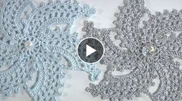SUPER NEW YEAR'S IDEA /Magic SNOWFLAKE/Crochet 2023 Snowflake Merry Christmas