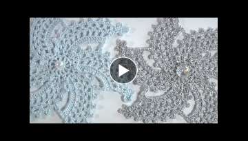 SUPER NEW YEAR'S IDEA /Magic SNOWFLAKE/Crochet 2023 Snowflake Merry Christmas