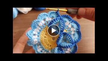Super Easy 3D Crochet Knitting - Muhteşem 3D Tığ İşi Örgü Modeli