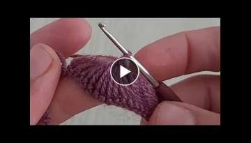 Super Easy Crochet Knitting - Bu Örgü Modelini Çok Seveceksiniz