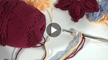 DELICATE PROJECT For Everyone/How To CROCHET Beautiful Flower/Bullion Block Stitch in Petals
