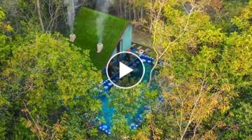 Build Most Secret and Contemporary Swimming Pool Villa in The Jungle