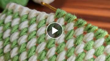 Super Easy Tunusian Knitting - Tunus İşi Çok Kolay Muhteşem Örgü Modeli