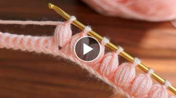 Super Tunisian Knitting ! How to make Tunisian Knitting Baby Blanket for Beginners online Tutoria...
