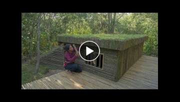 Girl Built The Most Amazing Dugout Underground Basement Shelter, Survival Shelter Ideas