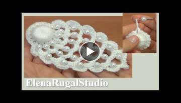 How to Crochet Element With Beads Demo